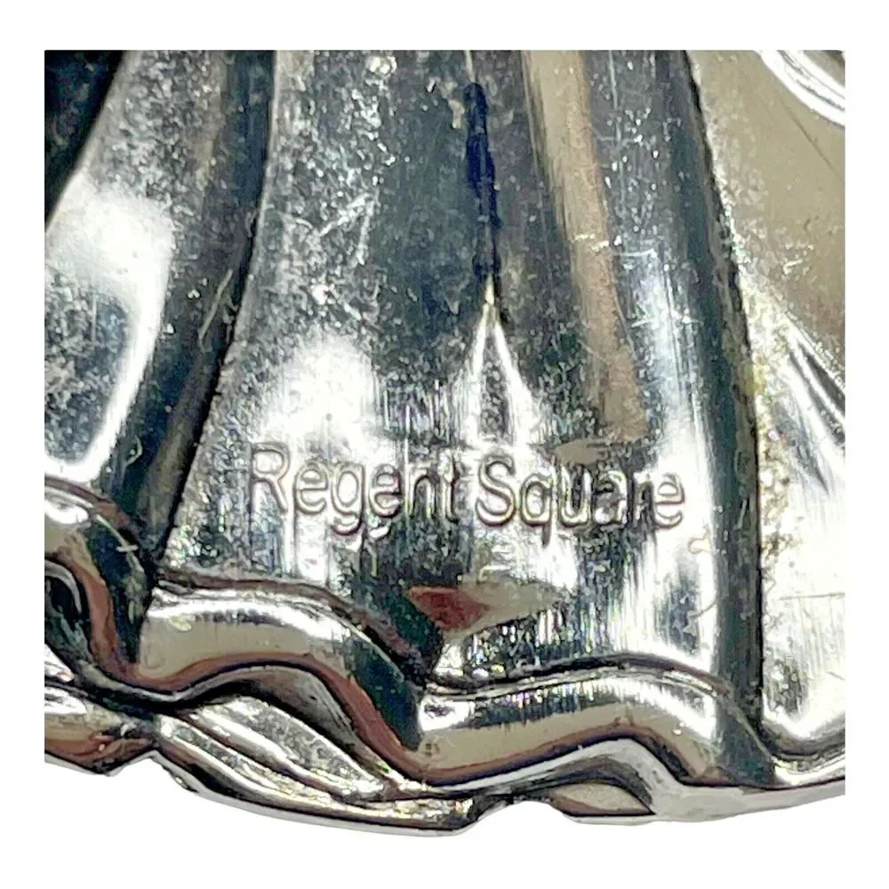 Regent Square Angel Christmas Ornament Silver Plated w/Swarovski Crystals